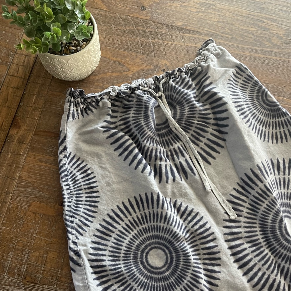 Lolë Linen Cotton Blend Summer Skirt Size Small